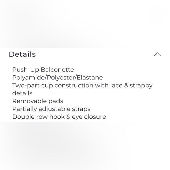 Adore Me Sexy Kimmy Black Push Up Balconette Bra New in Package Size 34DD - Picture 5 of 6